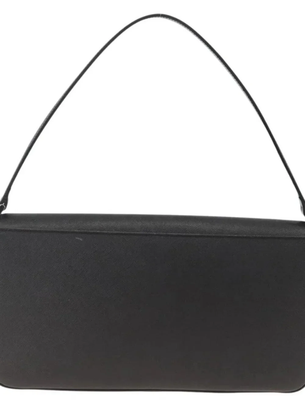 BURBERRY Shoulder Bag Leather Black Silver Auth ep13804 - Picture 4 of 16